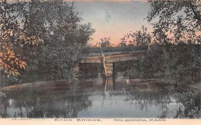 Echo Bridge Holbrook, Massachusetts Postcard