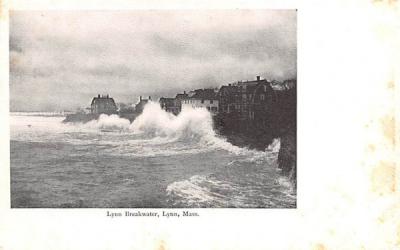 Lynn Breakwater Massachusetts Postcard