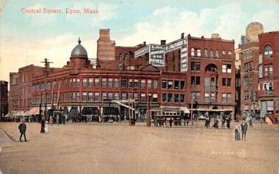 Central SquareLynn, Massachusetts Postcard