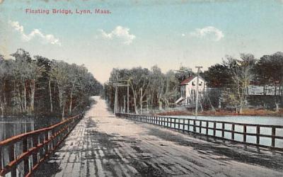 Floating Bridge Lynn, Massachusetts Postcard