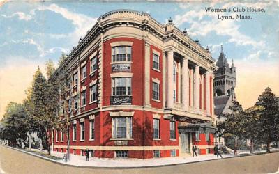 Women's Club House Lynn, Massachusetts Postcard