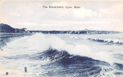 The Breakwater Lynn, Massachusetts Postcard