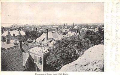 Panorama of Lynn Massachusetts Postcard