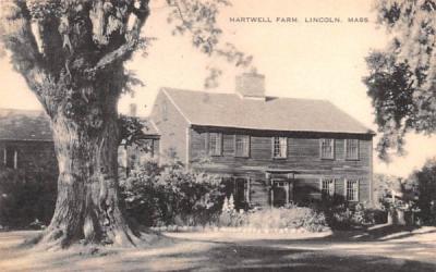 Hartwell Farm Lincoln, Massachusetts Postcard