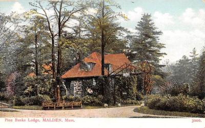 Pine Banks LodgeMalden, Massachusetts Postcard