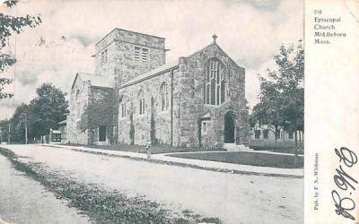 Episcopal Church Middleboro, Massachusetts Postcard