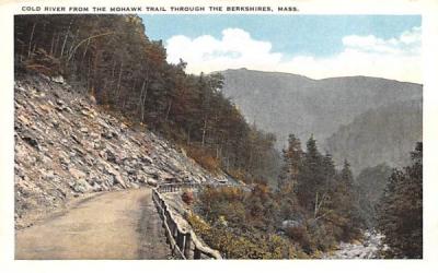 Cold River from the Mohawk Trail Massachusetts Postcard