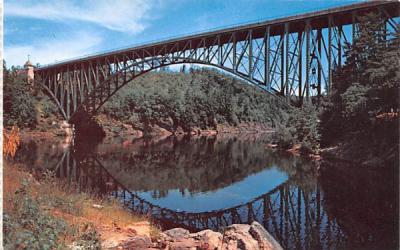 French King Bridge Mohawk Trail, Massachusetts Postcard