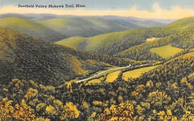 Deerfield Valley Mohawk Trail, Massachusetts Postcard