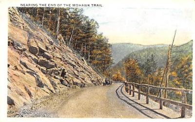 Nearing the End of the Mohawk Trail Massachusetts Postcard