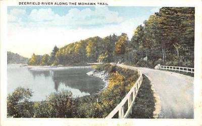 Deerfield River  Mohawk Trail, Massachusetts Postcard