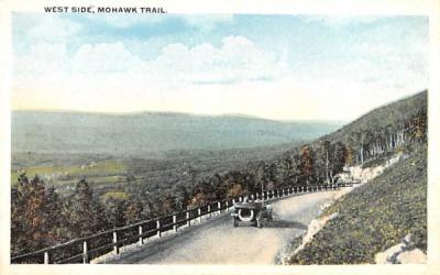 West Side Mohawk Trail, Massachusetts Postcard