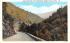 Along the Side of the Mountain Mohawk Trail, Massachusetts Postcard