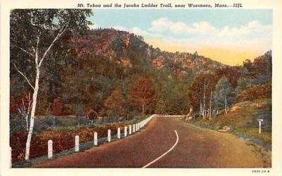 Mt. Tekoa & the Jacob Ladder Trail near Woronoco, Massachusetts Postcard