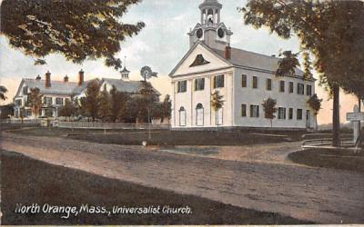 Universalist Church North Orange, Massachusetts Postcard