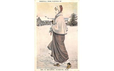 Priscilla  Plymouth, Massachusetts Postcard