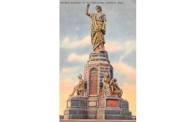 National Monument to the Forefathers Plymouth, Massachusetts Postcard