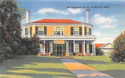 Antiquarian House Plymouth, Massachusetts Postcard