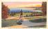 Massasoit Statue & Plymouth Harbor Massachusetts Postcard