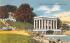 Portico over Plymouth Rock Massachusetts Postcard