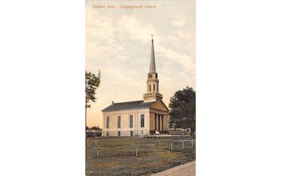 Congregational Church Rutland, Massachusetts Postcard