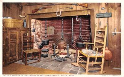 The Old Kitchen Salem, Massachusetts Postcard