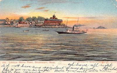 Lincoln House Point Swampscott, Massachusetts Postcard