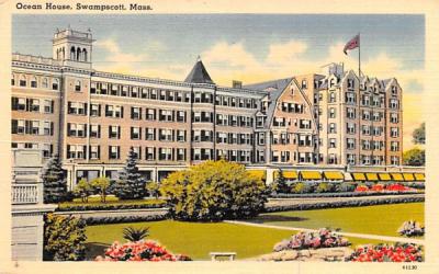 Ocean House Swampscott, Massachusetts Postcard