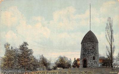 Powder House Park Somerville, Massachusetts Postcard