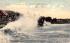 Surf Storm on the Boulevard Swampscott, Massachusetts Postcard