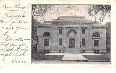 Public Library Taunton, Massachusetts Postcard