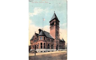 Post Office Taunton, Massachusetts Postcard