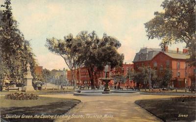 Taunton Green Massachusetts Postcard