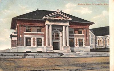 National Bank Whitinsville, Massachusetts Postcard