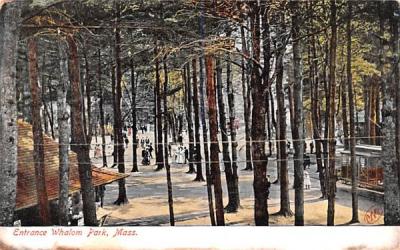 Entrance Whalom Park Massachusetts Postcard