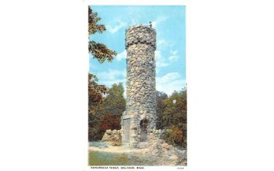 Norumbega Tower Waltham, Massachusetts Postcard