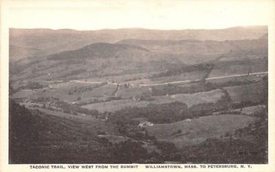 Taconic Trail Williamstown, Massachusetts Postcard