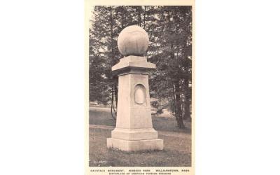 Haystack Monument Williamstown, Massachusetts Postcard