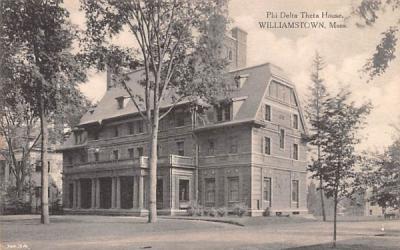 Phi Delta Theta House Williamstown, Massachusetts Postcard