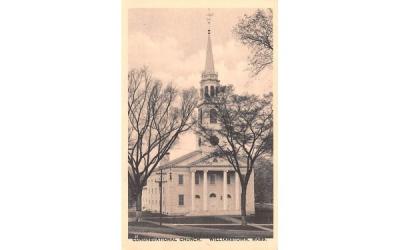 Congregational Church  Williamstown, Massachusetts Postcard