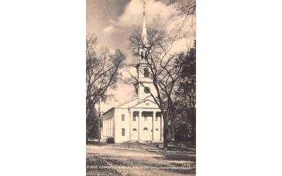 First Congregational Church Williamstown, Massachusetts Postcard