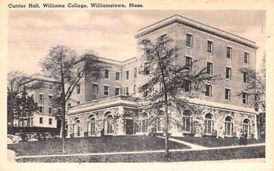 Currier Hall Williamstown, Massachusetts Postcard