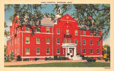 Tobey Hospital Wareham, Massachusetts Postcard