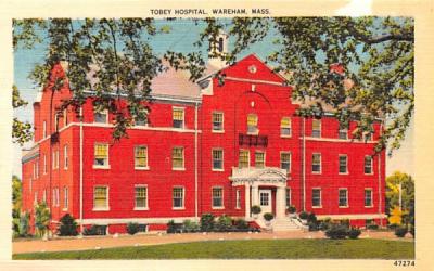 Tobey Hospital Wareham, Massachusetts Postcard