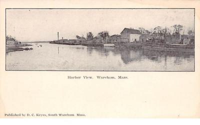 Harbor View Wareham, Massachusetts Postcard