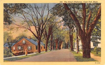 The King's Highway Yarmouthport, Massachusetts Postcard