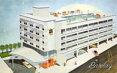 The Barclay Motel Atlantic City, New Jersey Postcard