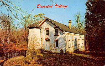 Deserted Village Allaire, New Jersey Postcard