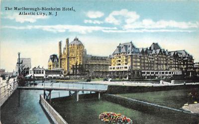 The Marlborough-Blenheim Hotel Atlantic City, New Jersey Postcard