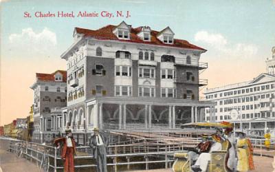 St. Charles Hotel Atlantic City, New Jersey Postcard